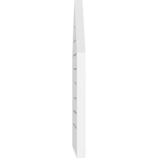 Peaked Top Surface Mount PVC Gable Vent U8937