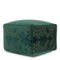 Emerald Square Pouf K523
