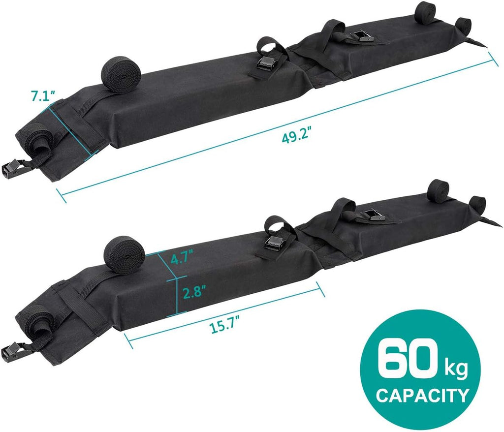 Foldable Car Ski Snowboard Rack Carriers Pack of 2 Y11800