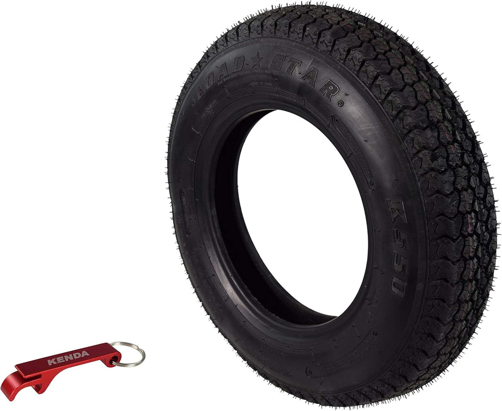 Kenda Load Star Bias Ply DOT Trailer Tire ST175/80D13 Single Pack of 2 N514
