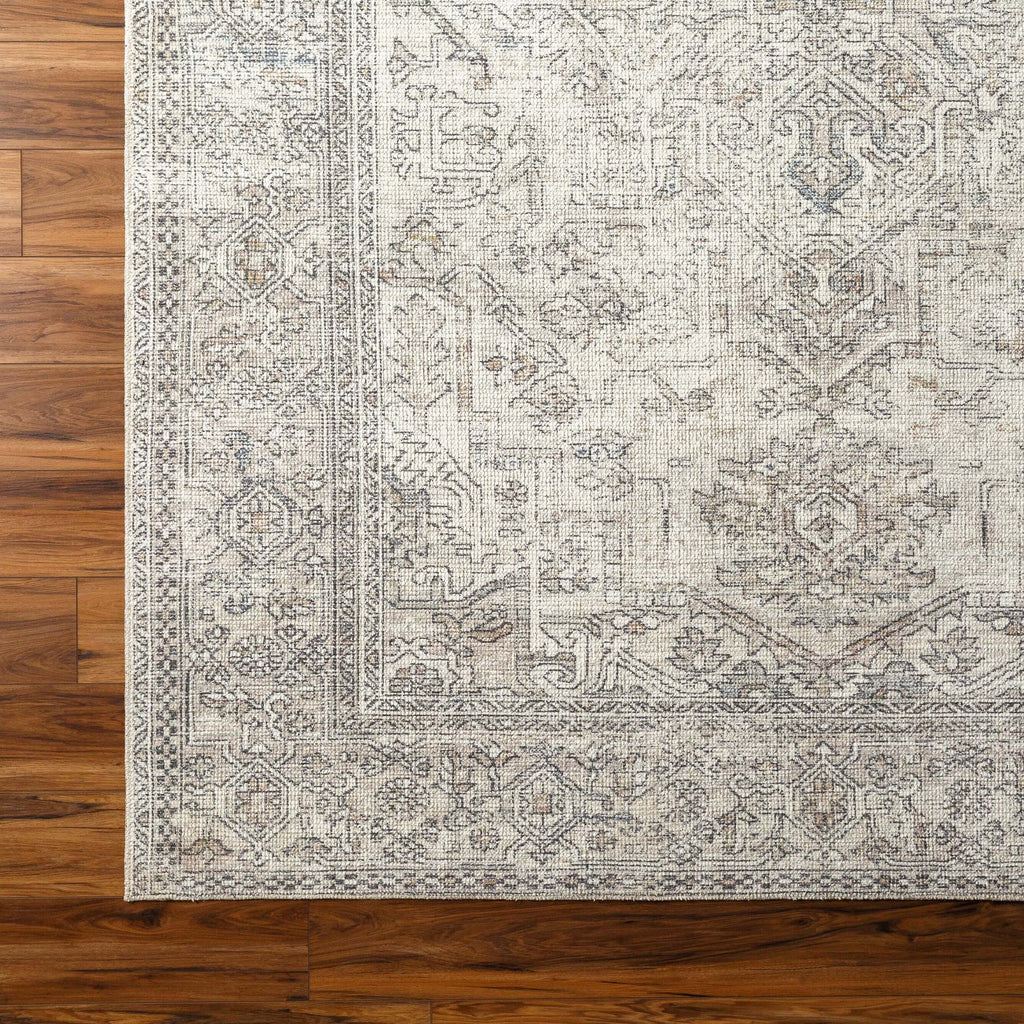 Navy Cream Runner Area Rug W22451