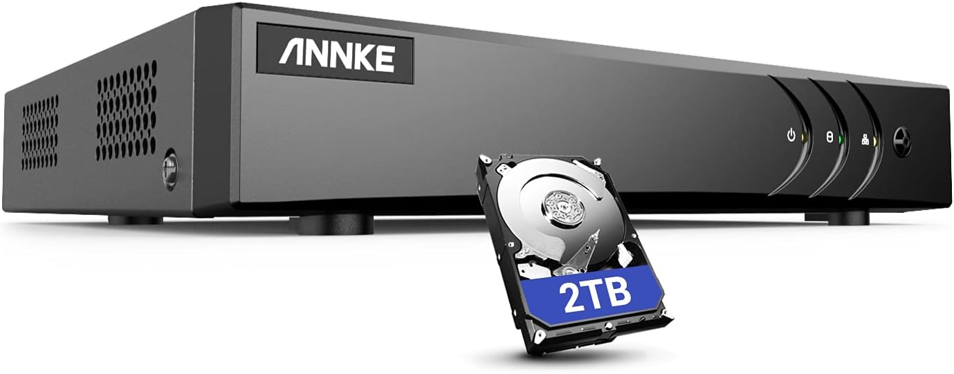 8CH 5-in-1 5MP Lite DVR with 2 TB Hard Drive G15428