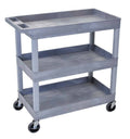 Gray Tub Cart 3 Shelves D845