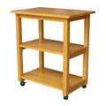 Oak Microwave Cart L5820