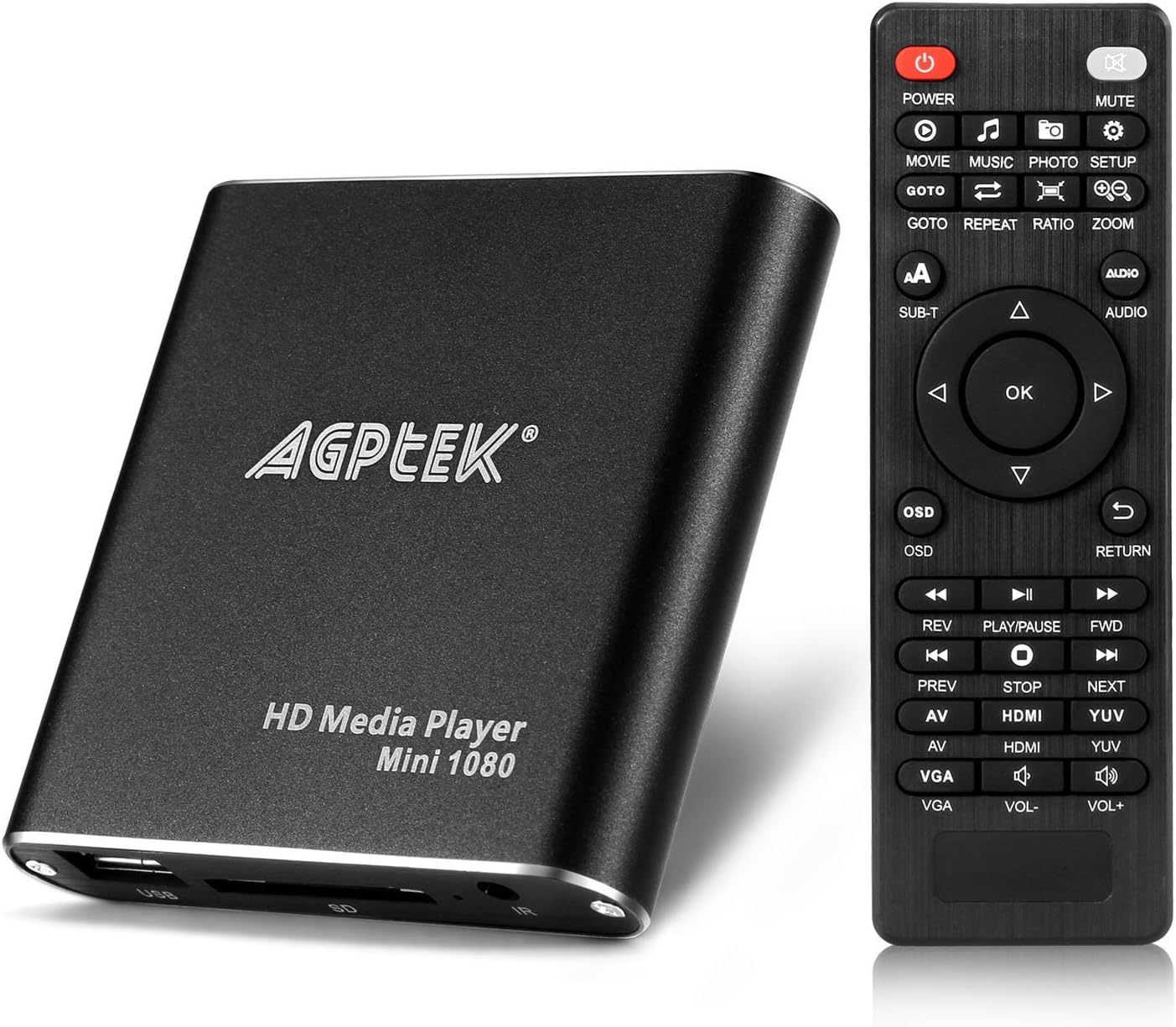 HDMI Media Player, 1080p Full-HD, USB Flash Drive and SD Card W585744