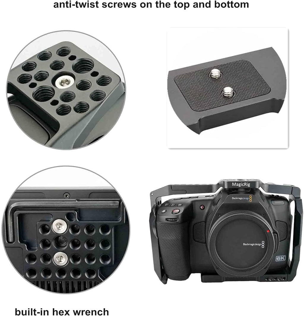 BMPCC 6K Pro Cage with T5 SSD Mount J6700