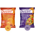 Nacho Cheese and Loaded Taco Tortilla Style Protein Chips Variety Pack, 12 Count C19111