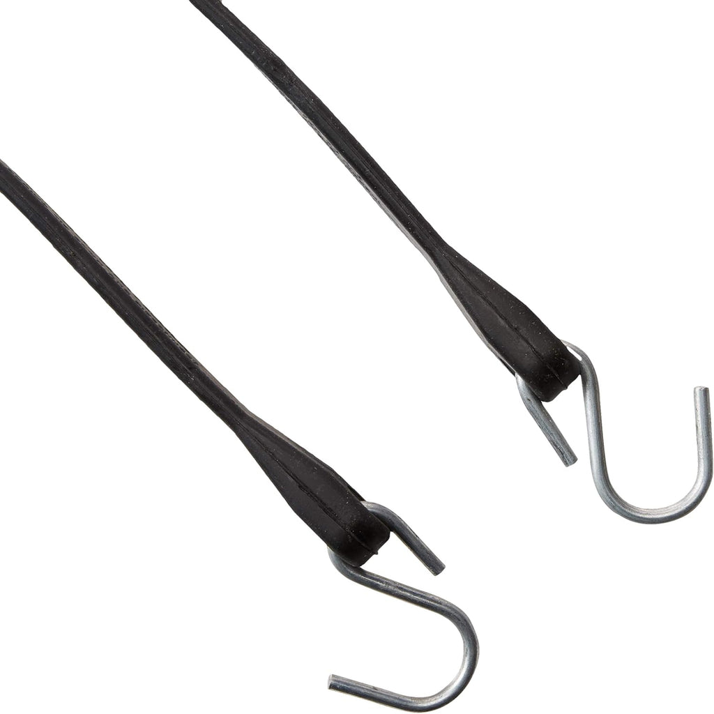 21" Rubber Bungee Cords with Hooks, Pack of 25 J380599