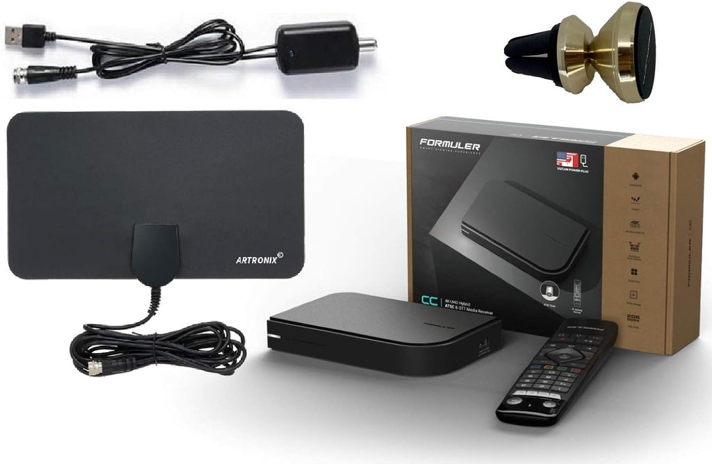 ATSC Tuner Indoor TV Antenna Magnetic Phone Car Mount V67290