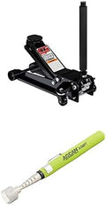 2 Ton Low Profile Quick Rise Steel Floor Jack and 16lb Telescoping Magnetic Pickup Tool K395893