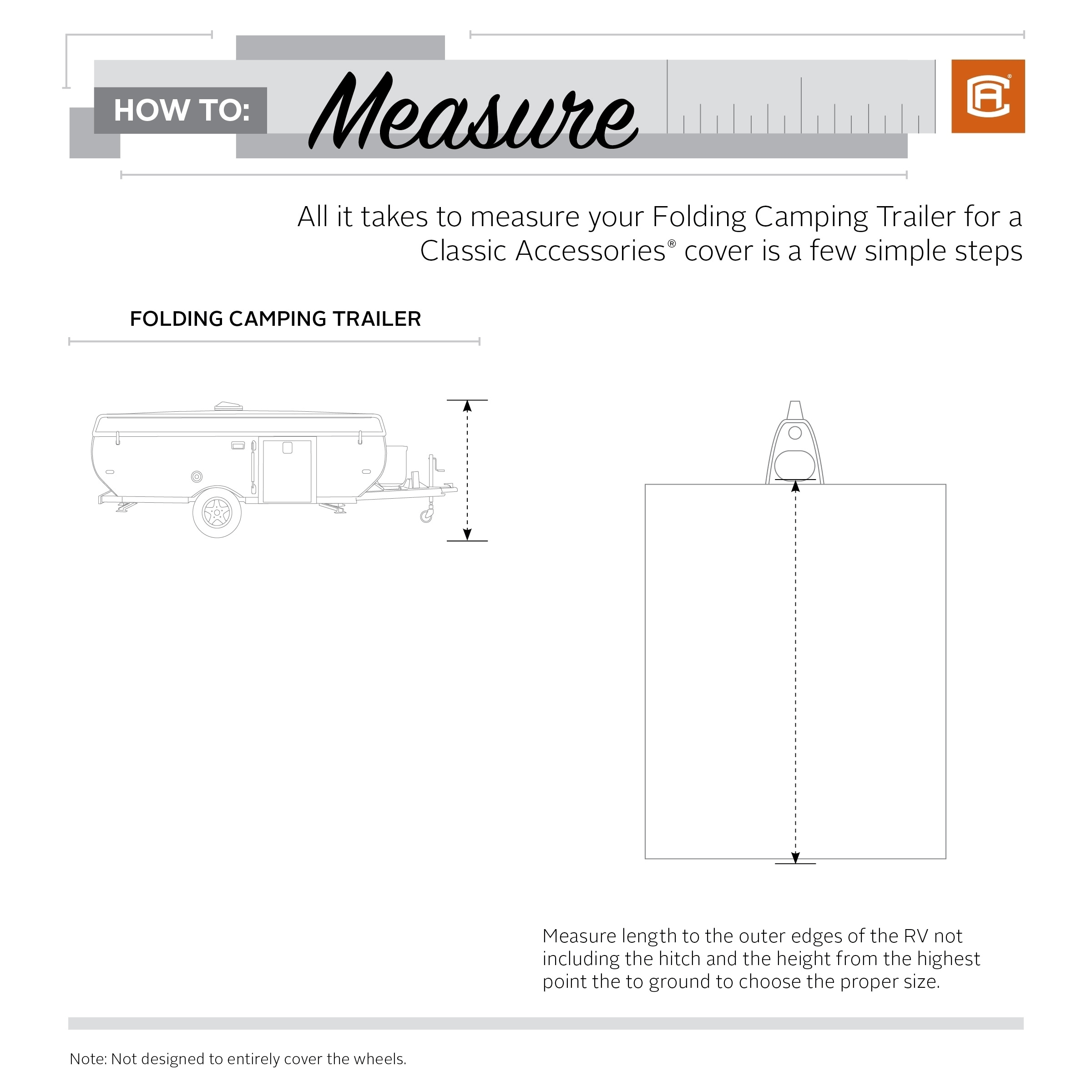 Deluxe Pop-Up Camper Trailer Cover E14641
