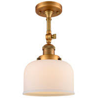 Large Bell 1 Light Sconce LED (Brass) A8059