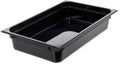 High-Heat Full-Size Food Pan, 12.7 qt, Black, Case of 6 V1389