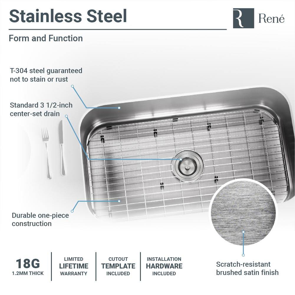 Stainless Steel Kitchen Sink O422