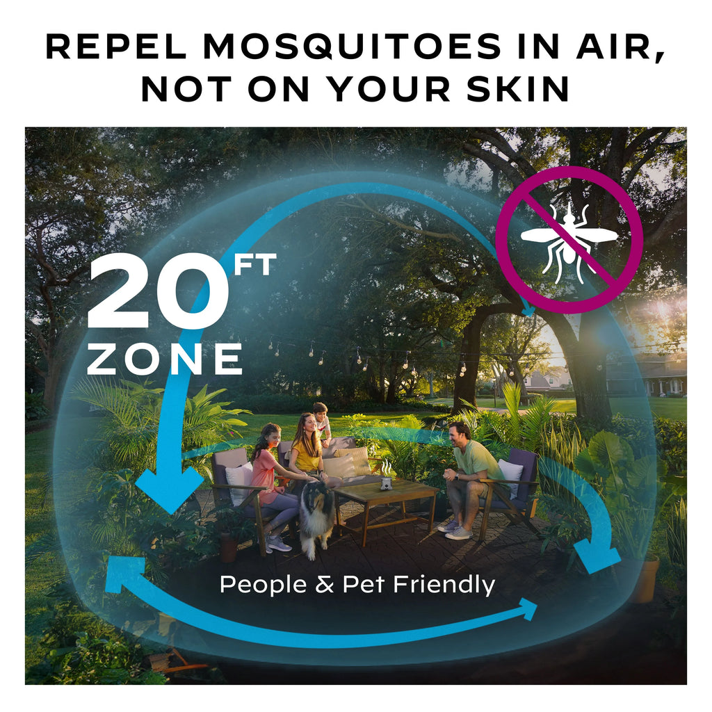 Rechargeable Mosquito Repellent with 12-Hour Refill W769