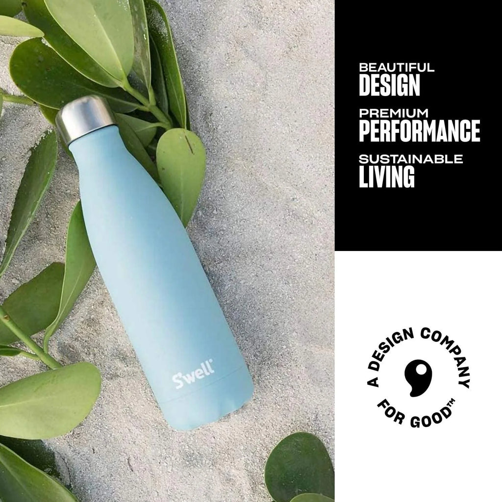Aquamarine 25 oz Stainless Steel Water Bottle L9164