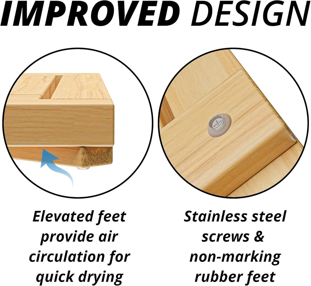 Bamboo Bath Mat Pack of 2 C21472