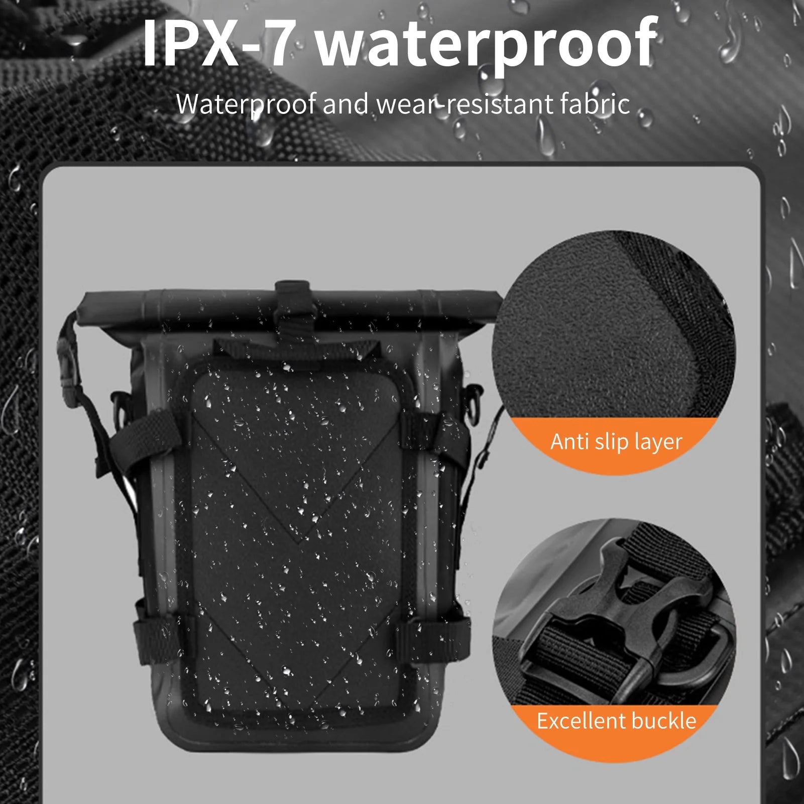 Motorcycle Frame Bag Waterproof 8L G457