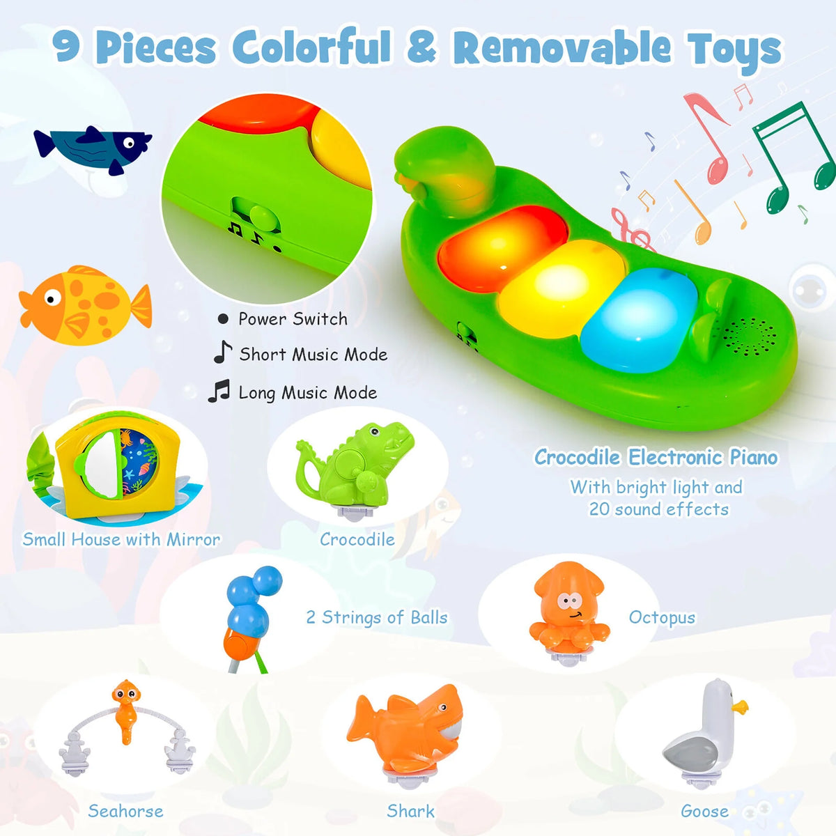 Underwater World Themed Baby Bouncer F523