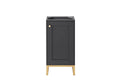 Chianti Single Vanity Cabinet Mineral Grey & Radiant Gold E52625