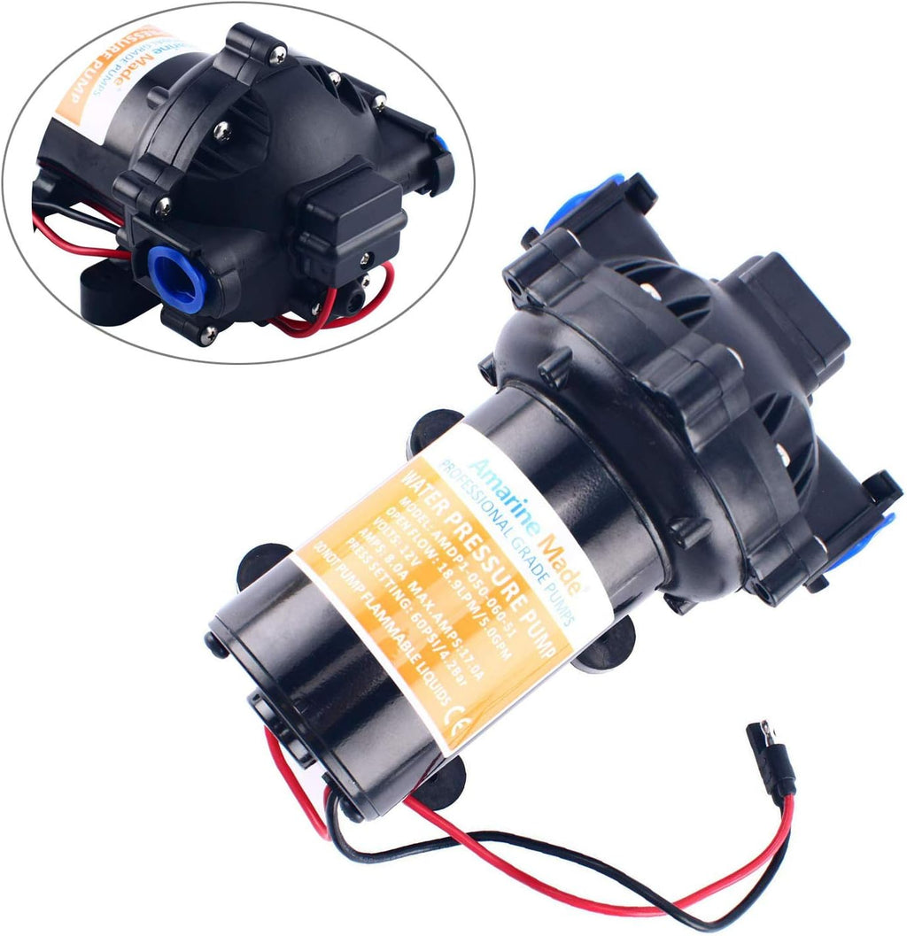 12v Water Pressure Diaphragm Pump 60 Psi Pack of 2 S12176