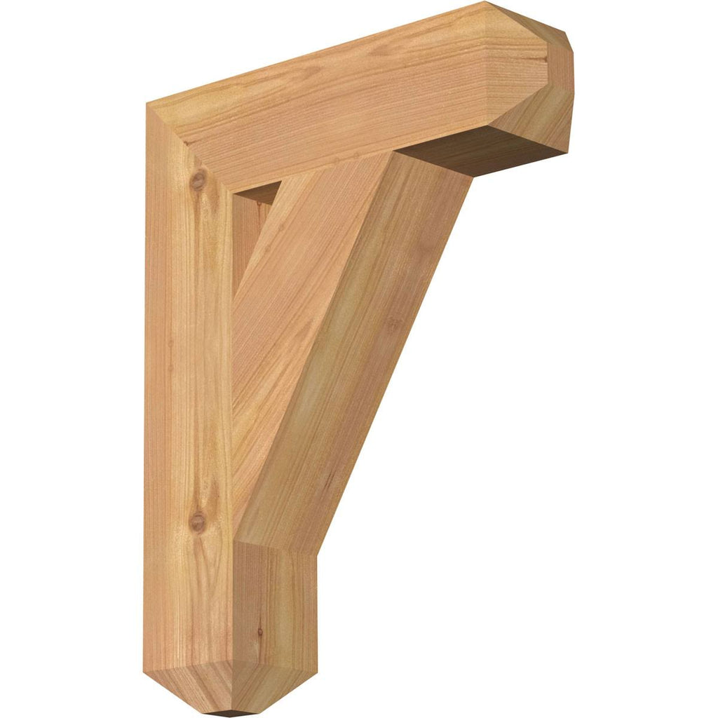 Traditional Craftsman Smooth Bracket, Western Red Cedar X824