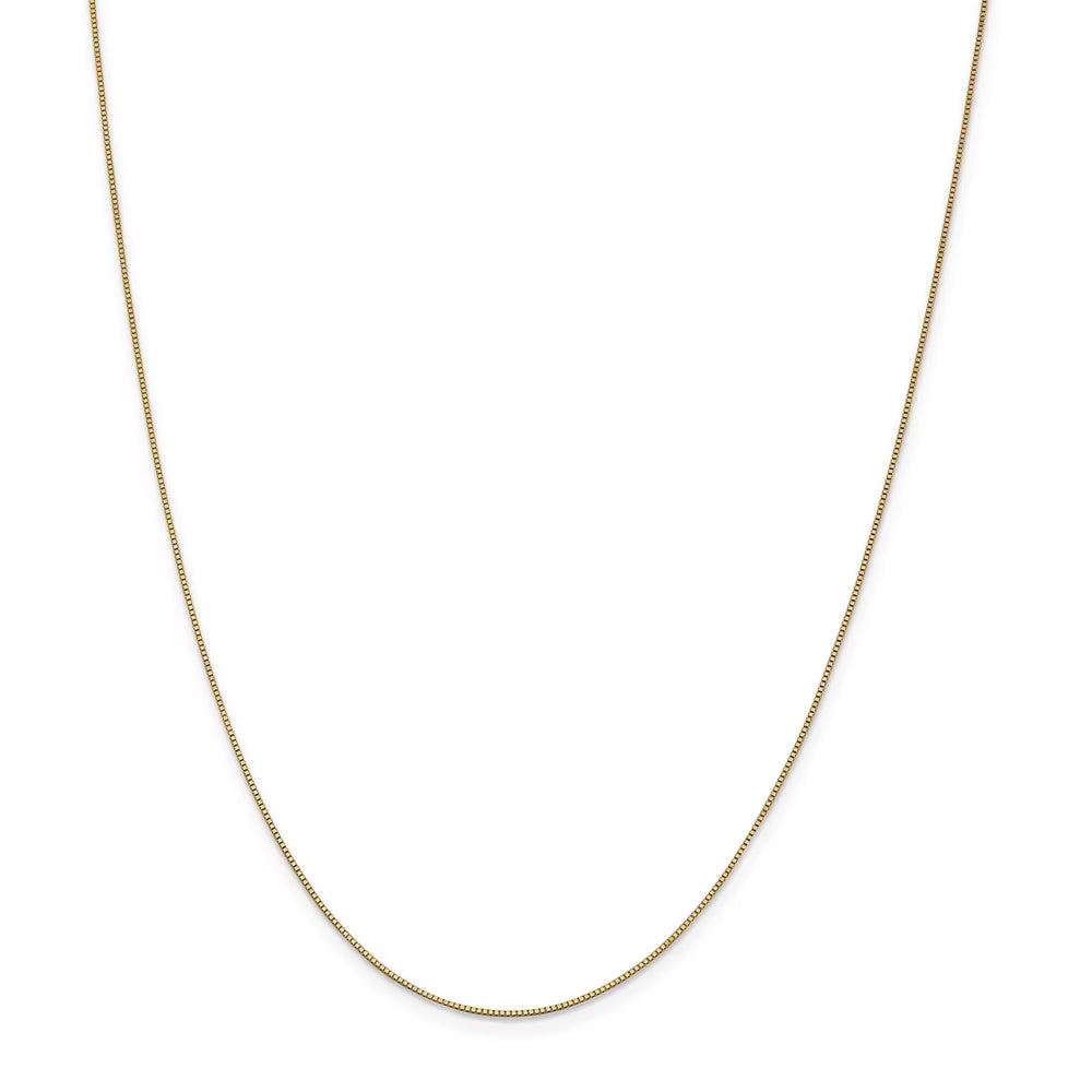 14 Karat Yellow Gold Box Chain S20644