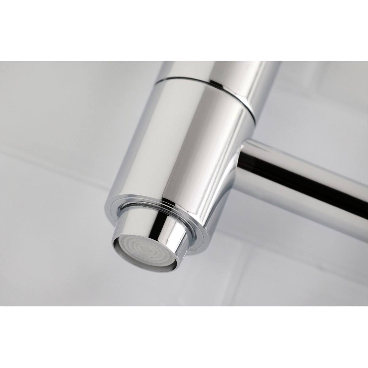 Matte Black Wall Mount Pot Filler Kitchen Faucet V12565