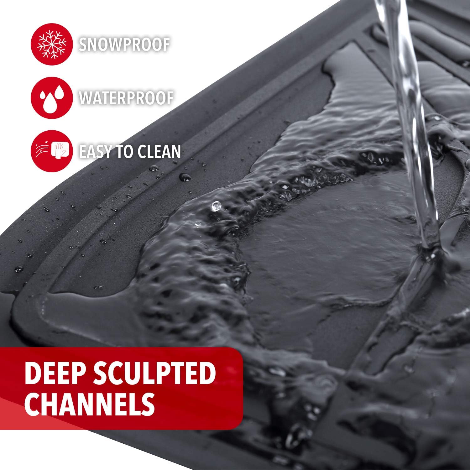 All Weather Trunk Mats for Tesla Model 3 Pack of 2 G46959