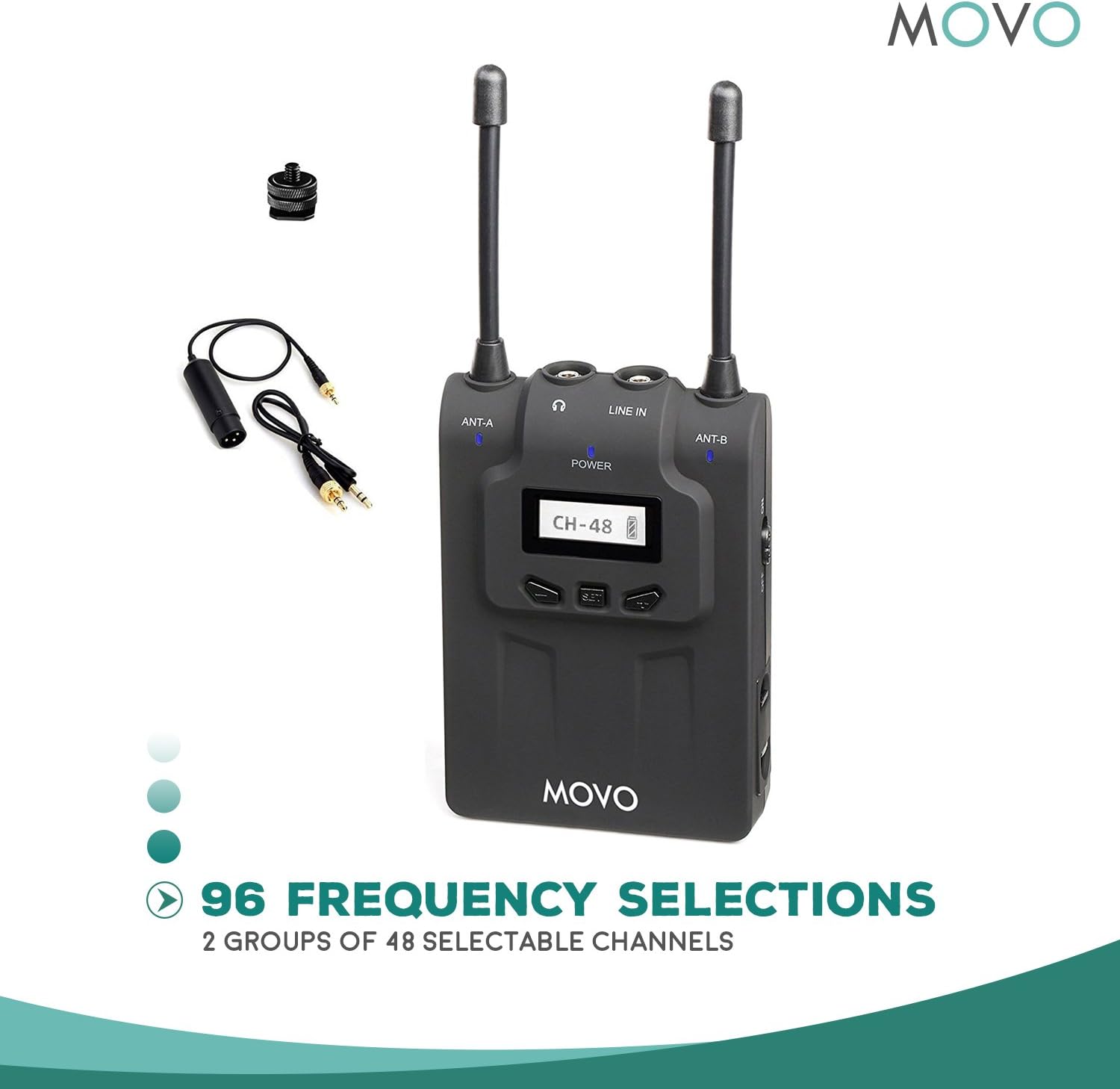 UHF Wireless Handheld Microphone System with Plug-in XLR Transmitter A47816