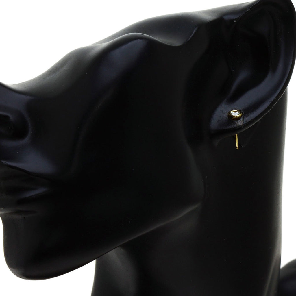 K18 Yellow Gold Diamond Earrings W2862