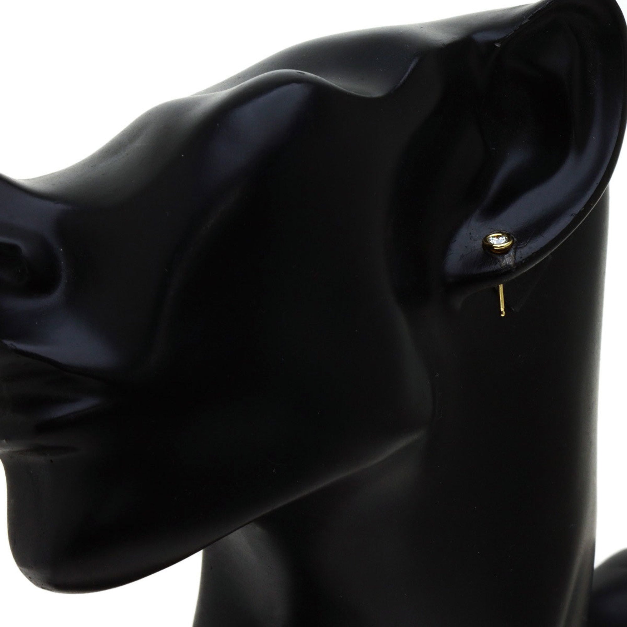 K18 Yellow Gold Diamond Earrings W2862