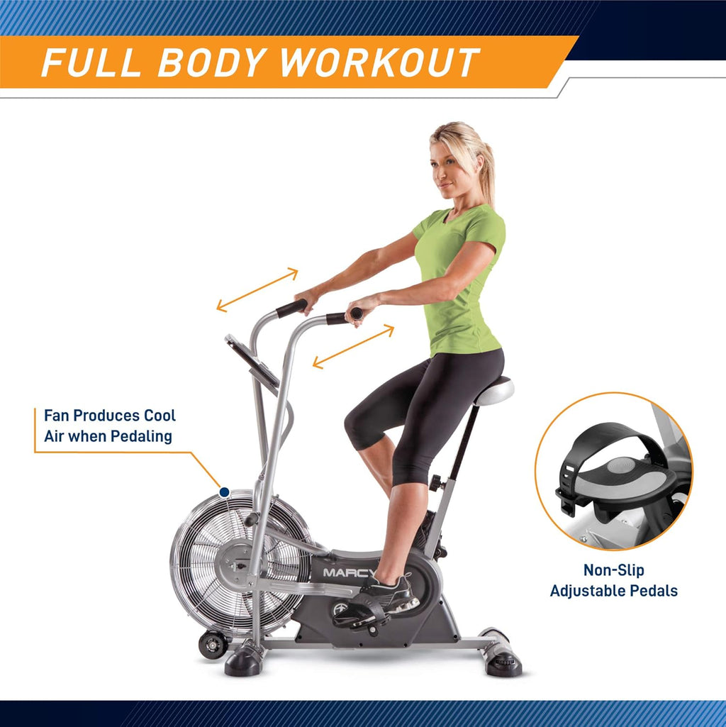 Black Upright Fan Bike D93465