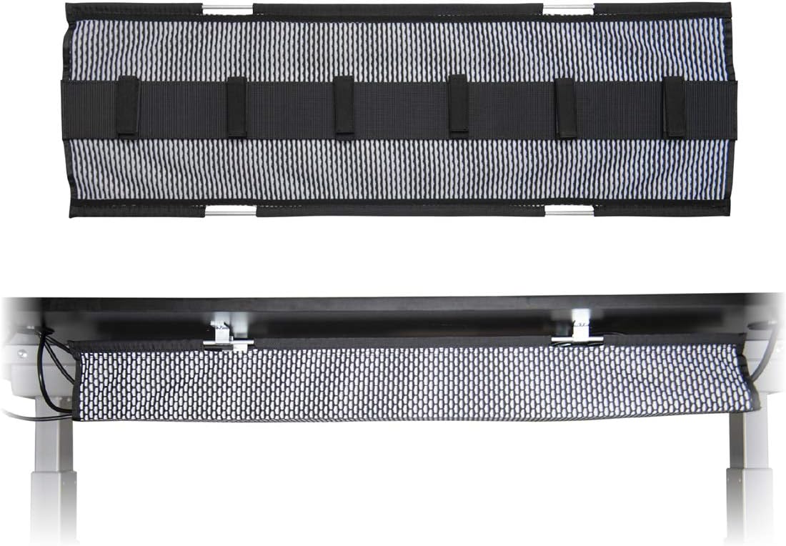 White Mesh Cable Manager Pack of 2 O447