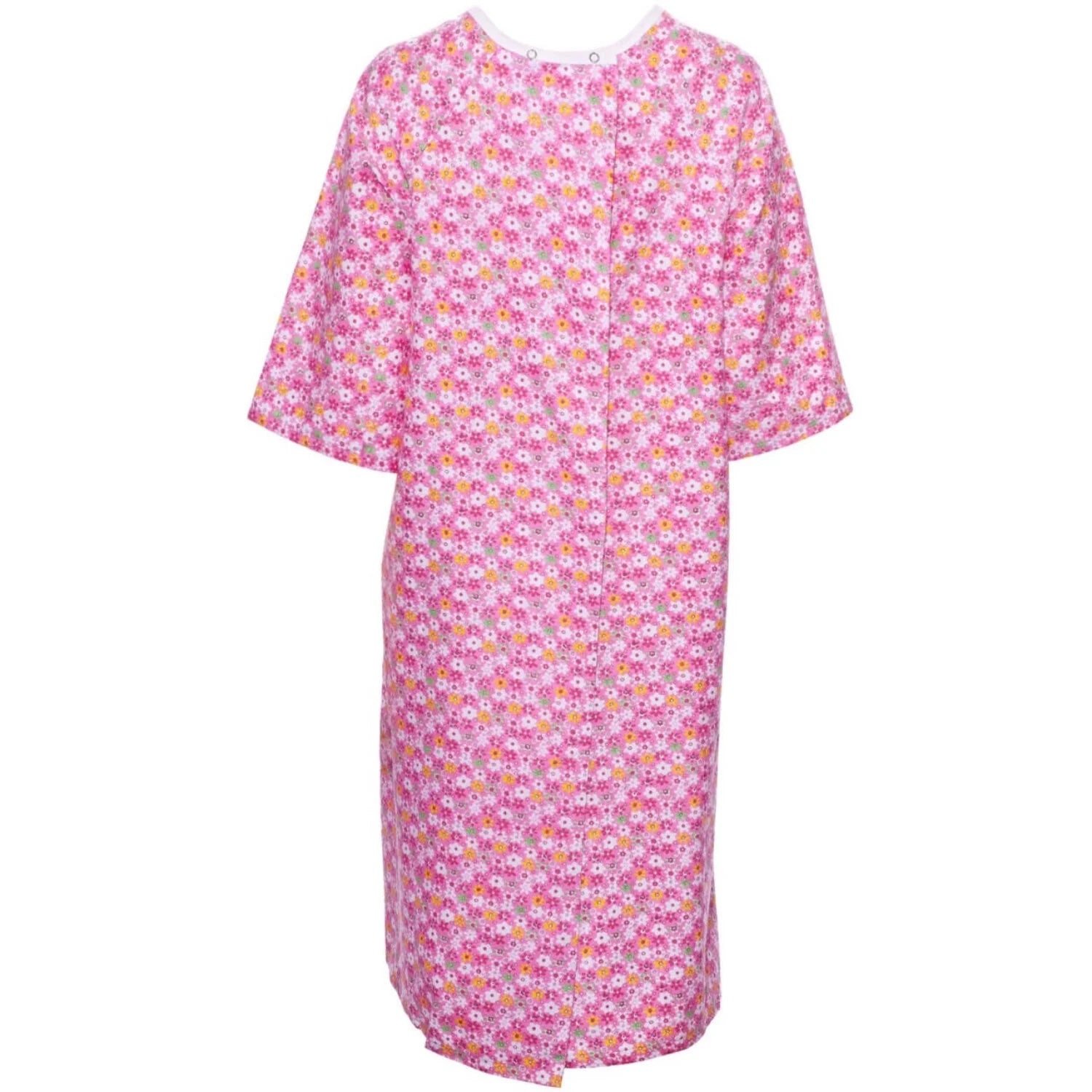 Flannel Nightgown with Shoulder Wrap X39944