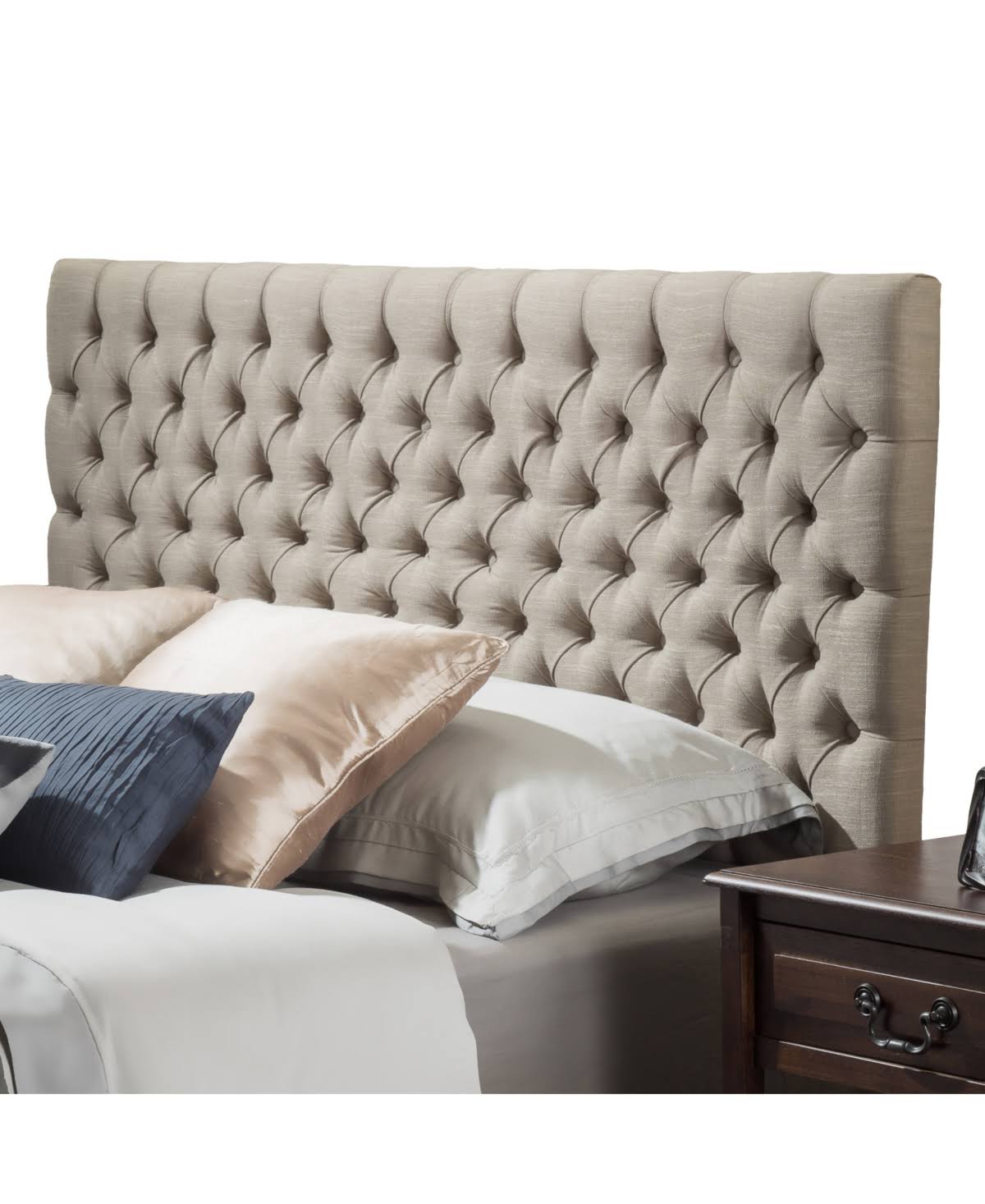 Tan/Beige King/Cal King Headboard T65804