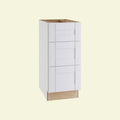 Vesper White Shaker Assembled Plywood Base Drawer Kitchen Cabinet H350297