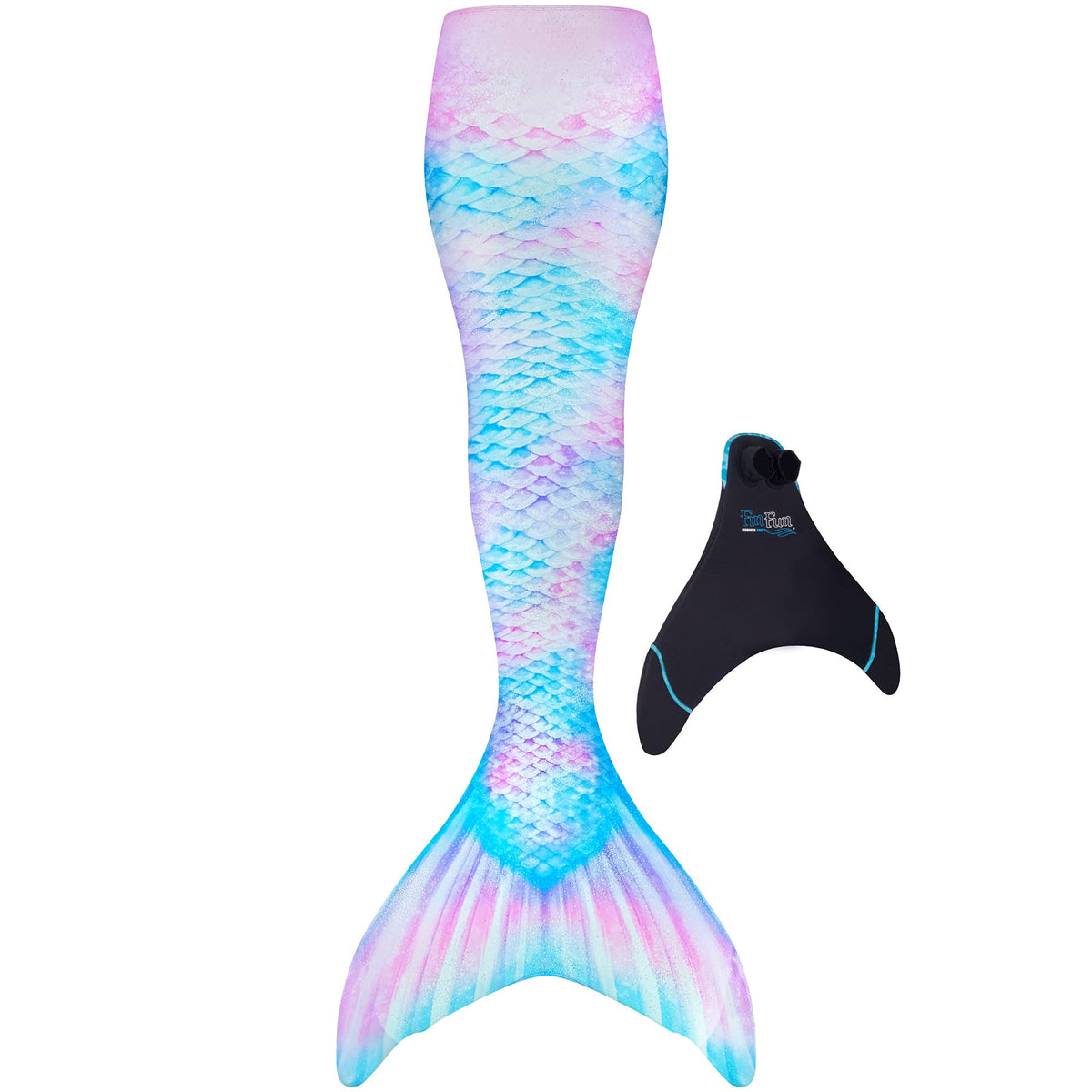 Adult Large Blue Mermaid Tail with Monofin D581676