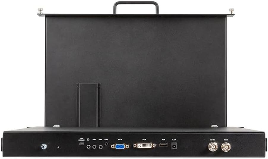 17.3 Inch 1RU Pull Out Rack Mount Monitor Full HD 1920x1080 Broadcast LCD Monitor E227