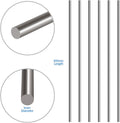 6Pcs 3mm x 300mm Stainless Steel Solid Round Rod Lathe Bar Stock F3008