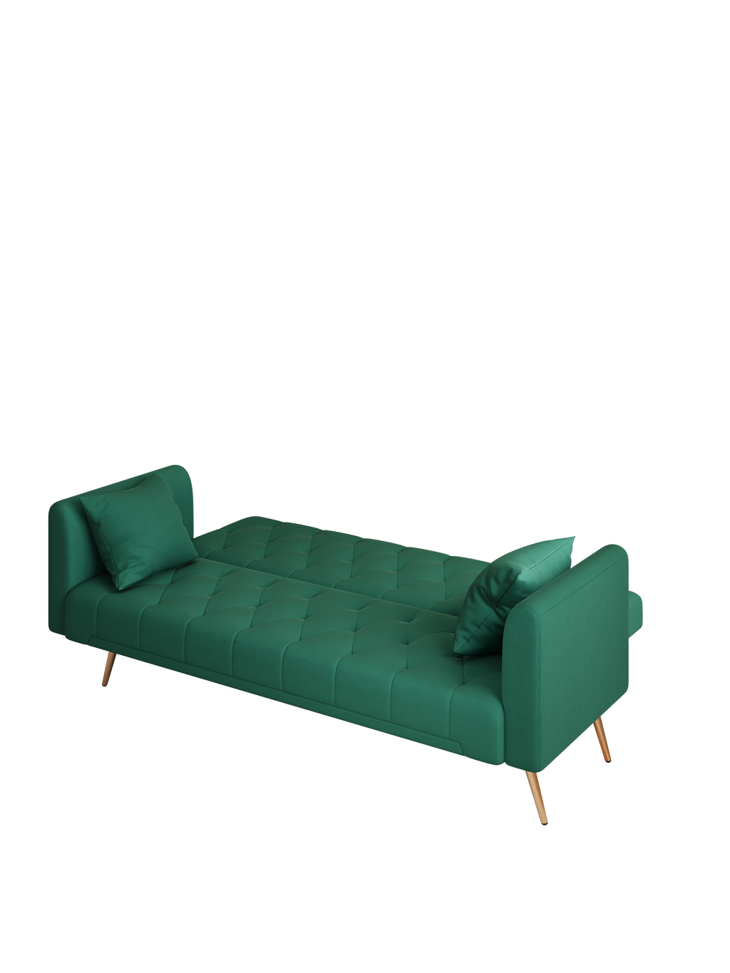 Convertible Sofa Bed Green Z716