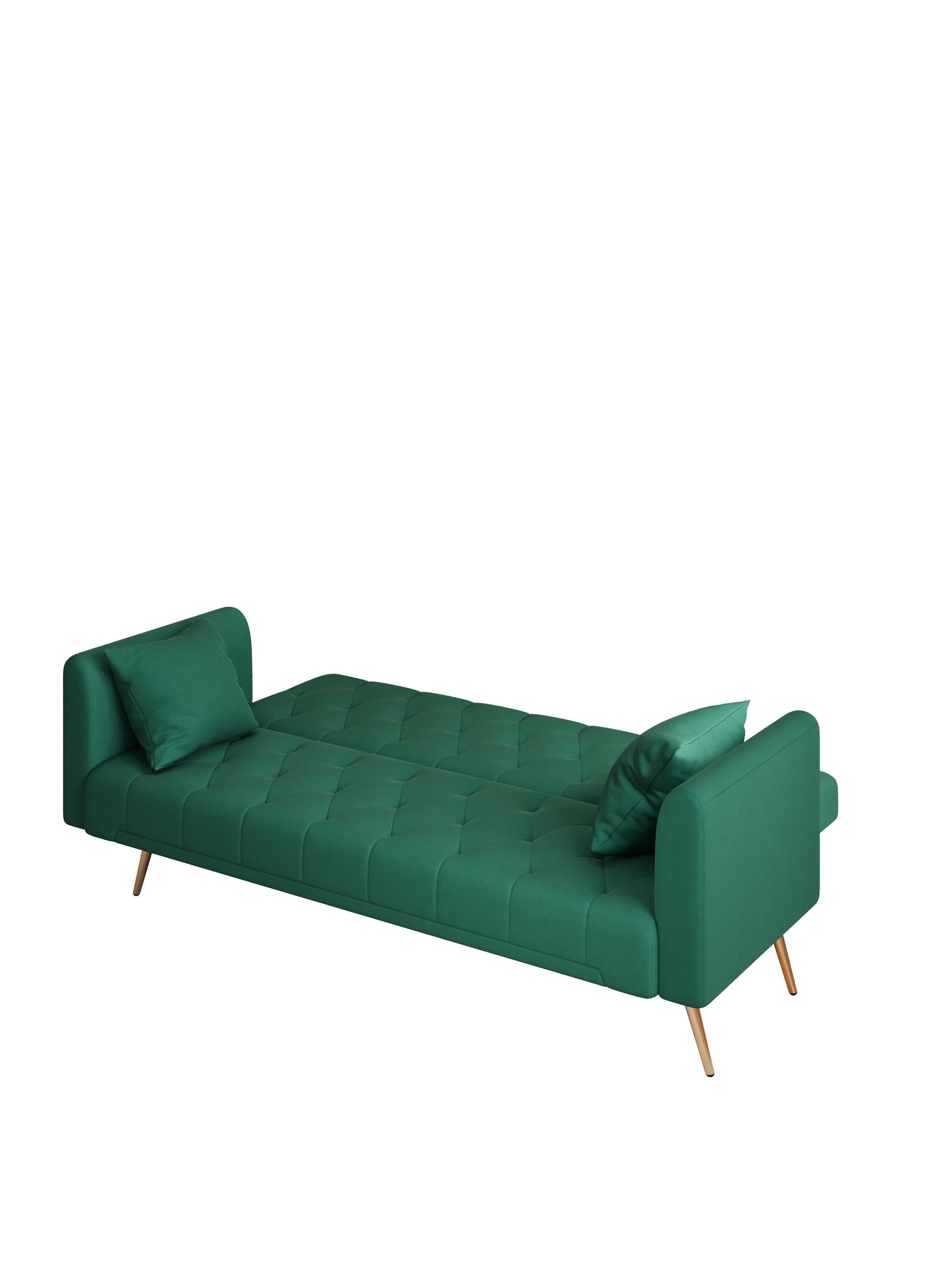 Convertible Sofa Bed Green Z716
