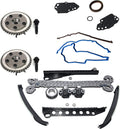 Variable Camshaft Timing Chain Kit with Chains Phasers Sprocket Tensioners Guide M6978