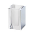 Transparent Chrome Toothbrush Holder V211