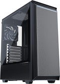 Black Compact ATX Mid-Tower Mesh Case Q1634