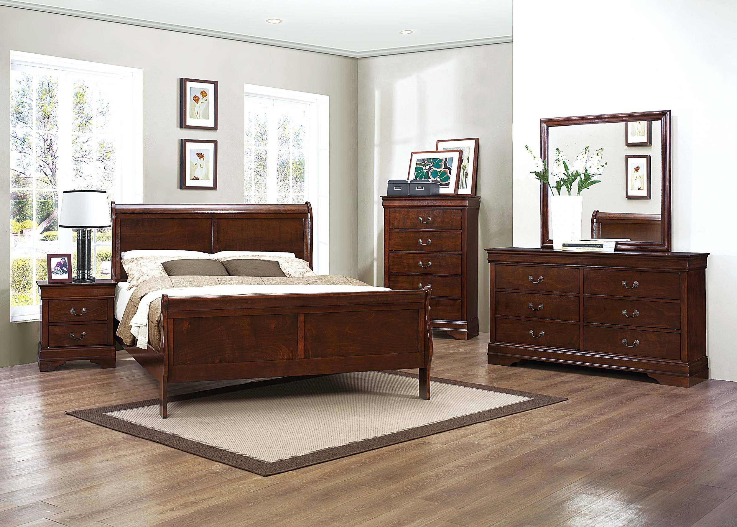 California King Sleigh Bed J8387
