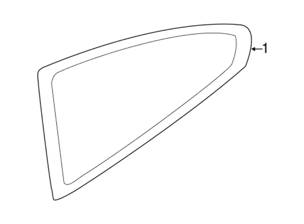 BMW Side Window Rigid Rear Rig D727