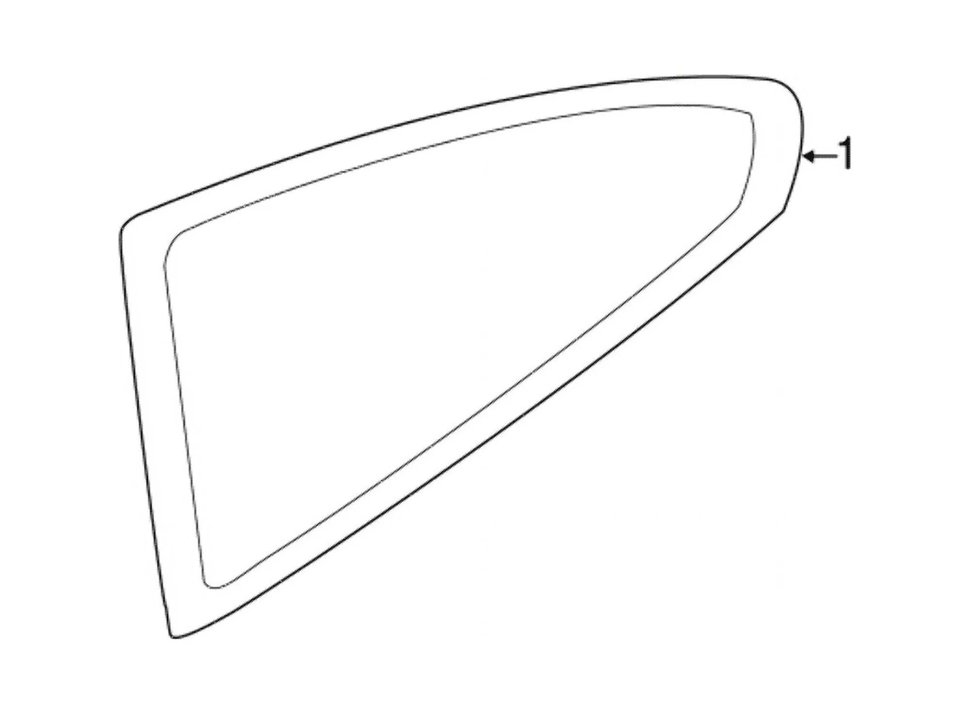 BMW Side Window Rigid Rear Rig D727