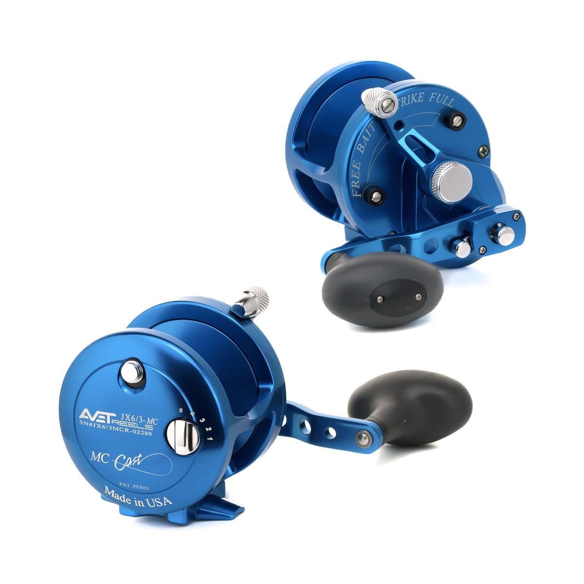 Blue Right Handed Lever Drag Reels P296566