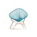 Ivory/Copper Rocking Chair A250